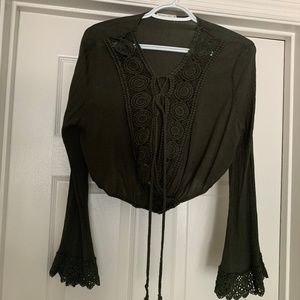 Long Sleeve Crop Top